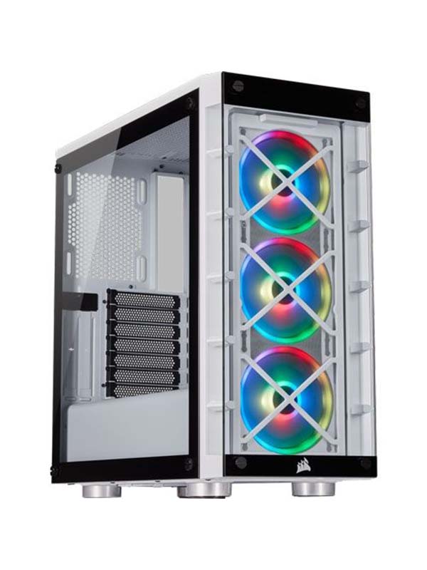 CORSAIR 465X 3 FAN RGB WHITE Gaming PC, Core i7-11700K, ASUS